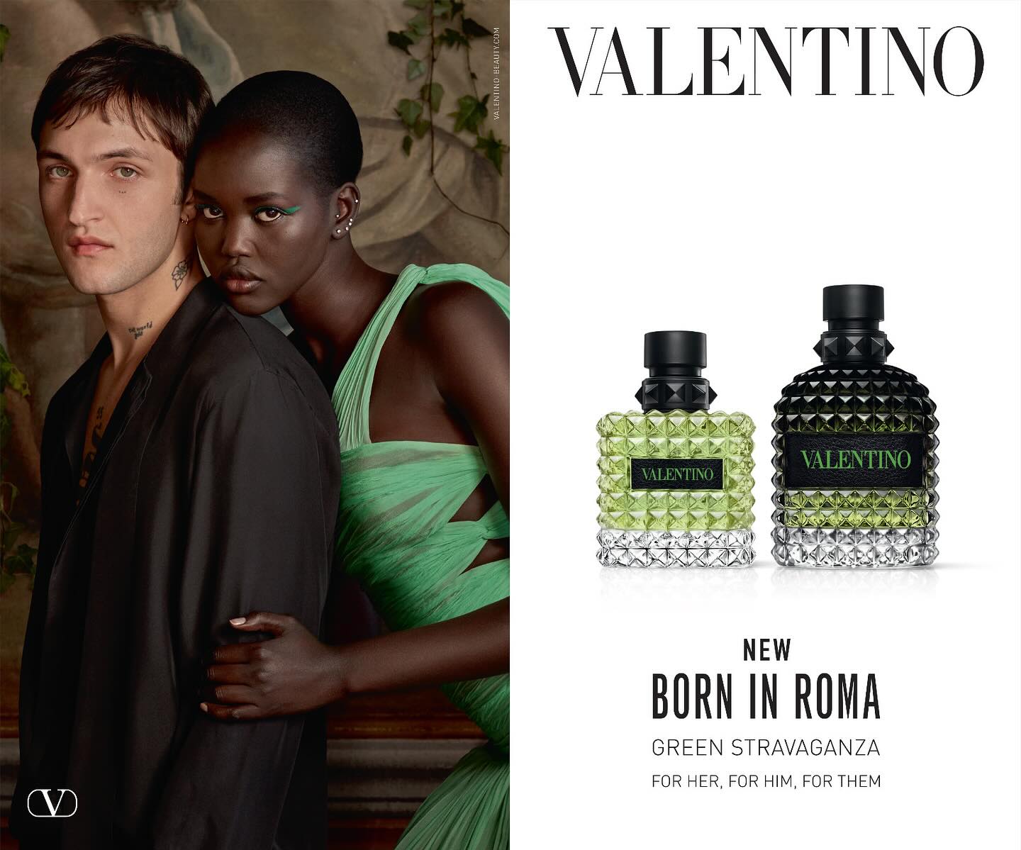 BORN IN ROMA GREEN STRAVAGANZA UOMO